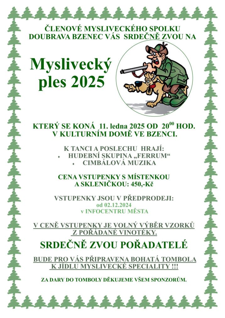 Plakát 2025_myslivci (1)