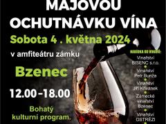 plakát Májová ochutnávka vín 2024